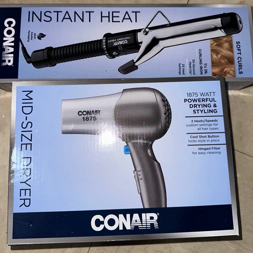 Conair Hair Dryer and Straightener Combo